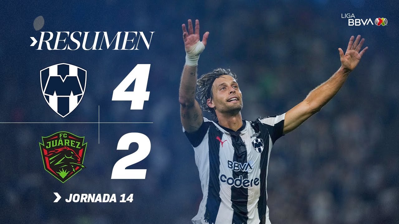 Primera Division Liga MX Monterrey 4-2 FC Juarez Highlights,Hot Video - Goaloo
