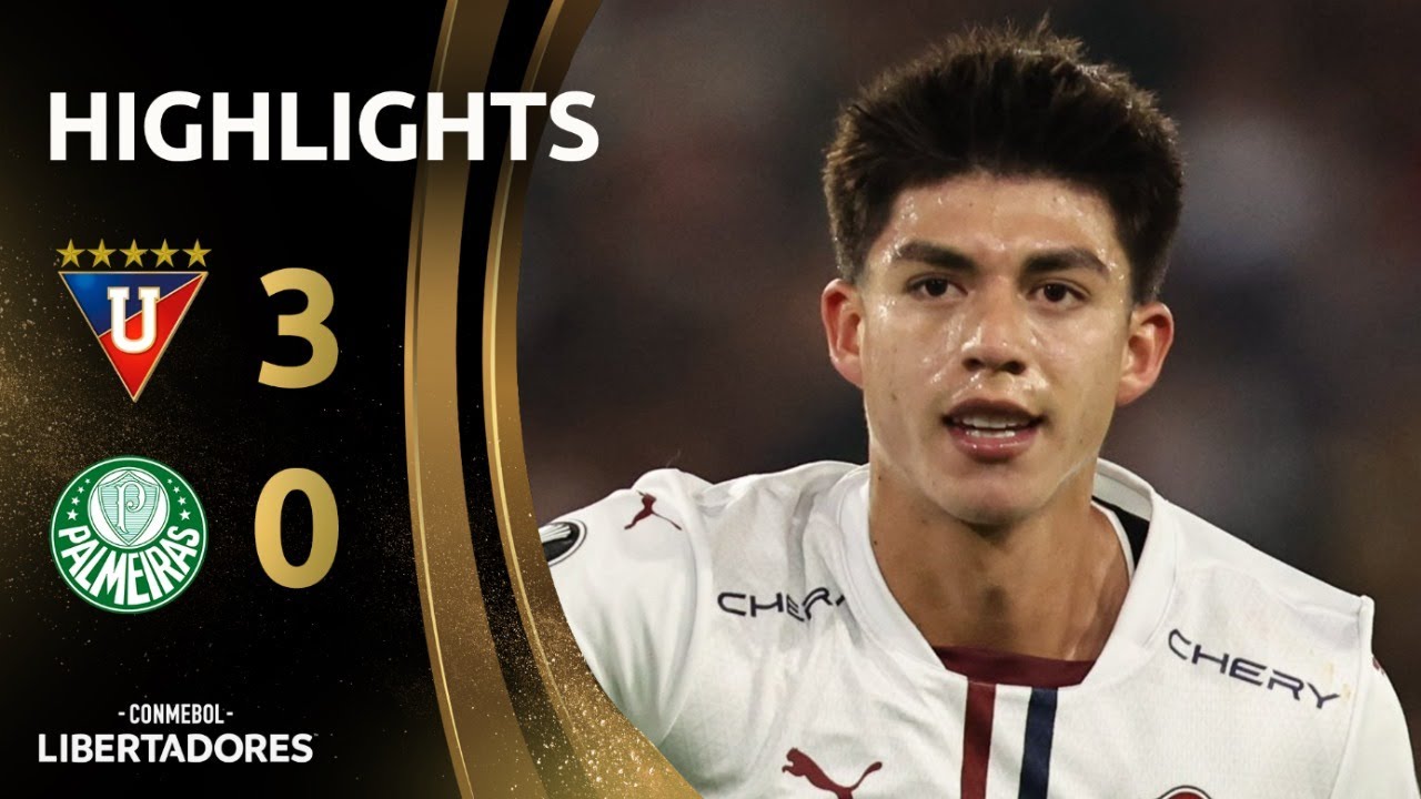 Copa Libertadores Liga Dep. Universitaria Quito 3-0 Palmeiras Highlights,Hot Video - Goaloo