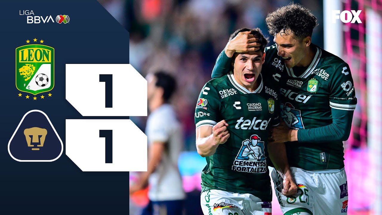 Leon 1-1 U.N.A.M.丨Melhores Momentos -Liga MX