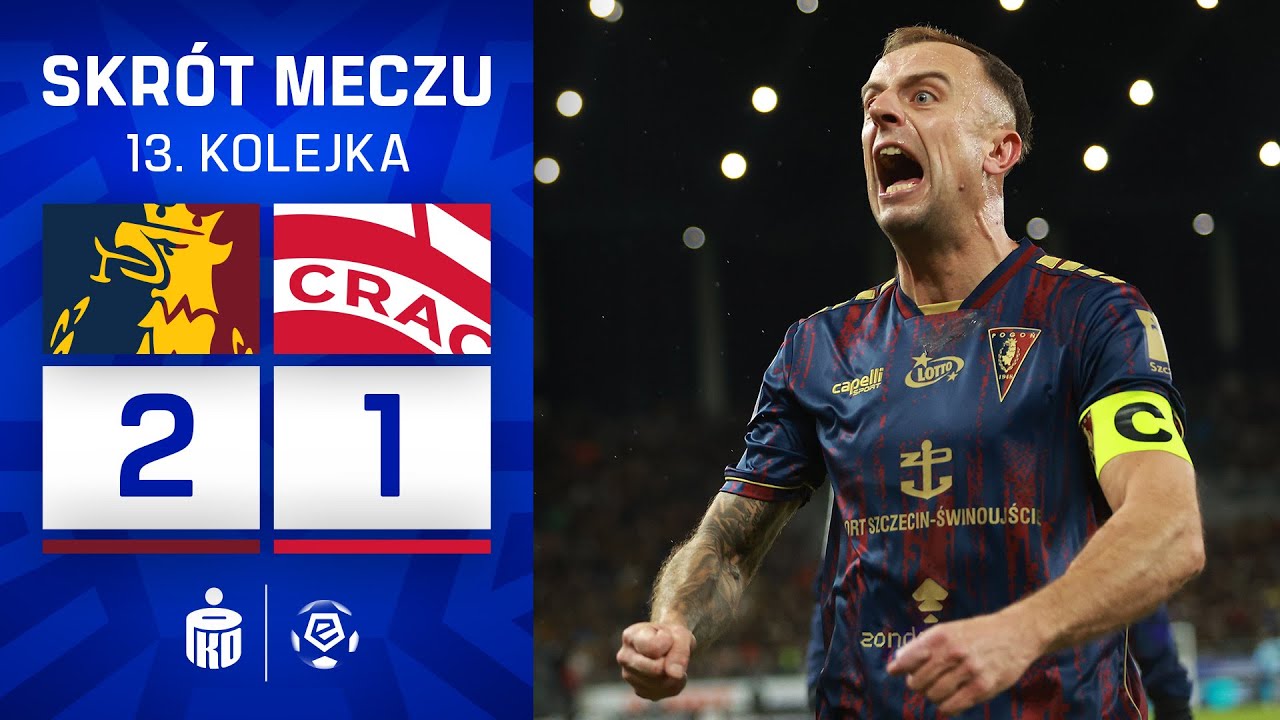 Poland Ekstraklasa Pogon Szczecin 2-1 Cracovia Krakow Highlights,Hot Video - Goaloo