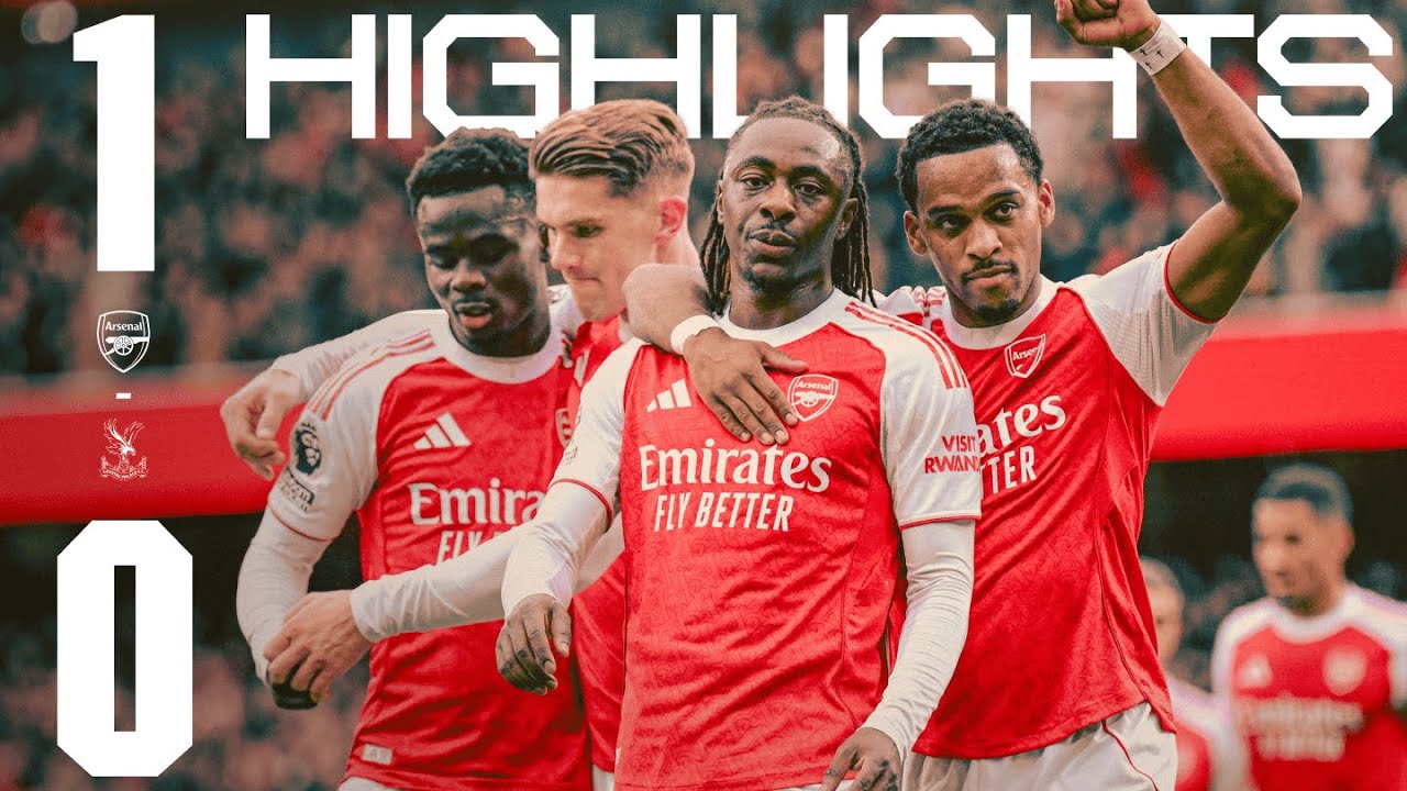 English Premier League Arsenal 1-0 Crystal Palace Highlights,Hot Video - Goaloo