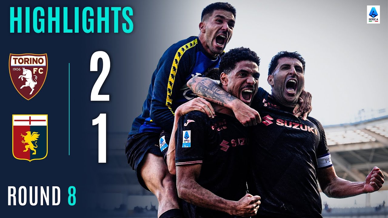 Italian Serie A Torino 2-1 Genoa Highlights,Hot Video - Goaloo