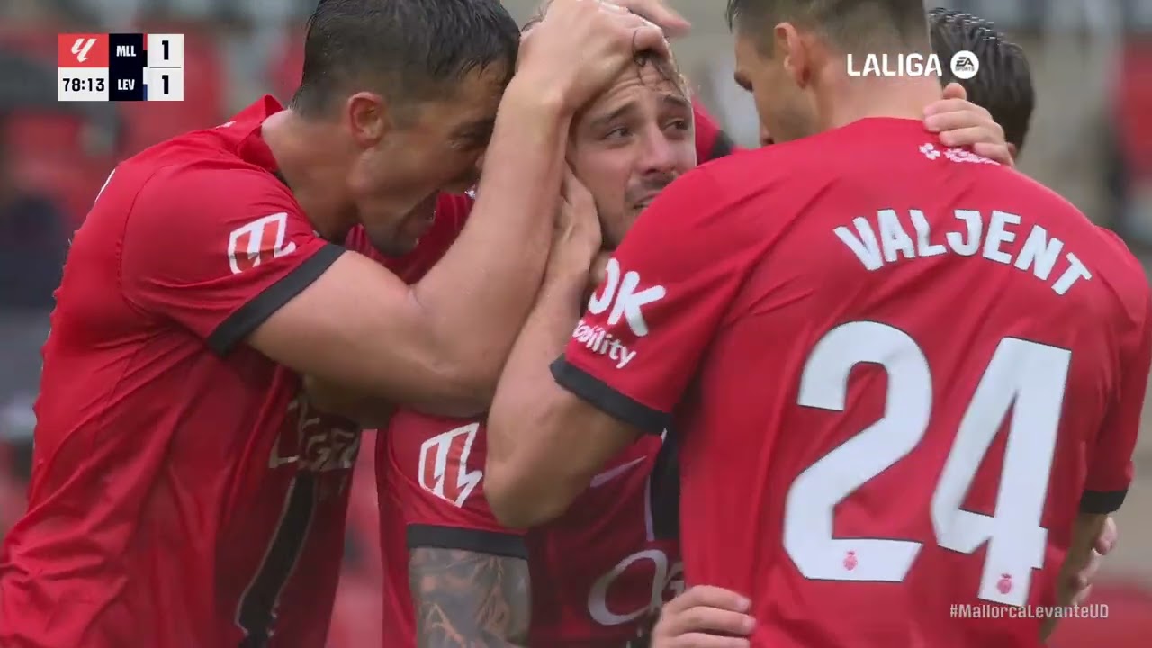 Spanish La Liga Mallorca 1-1 Levante Highlights,Hot Video - Goaloo