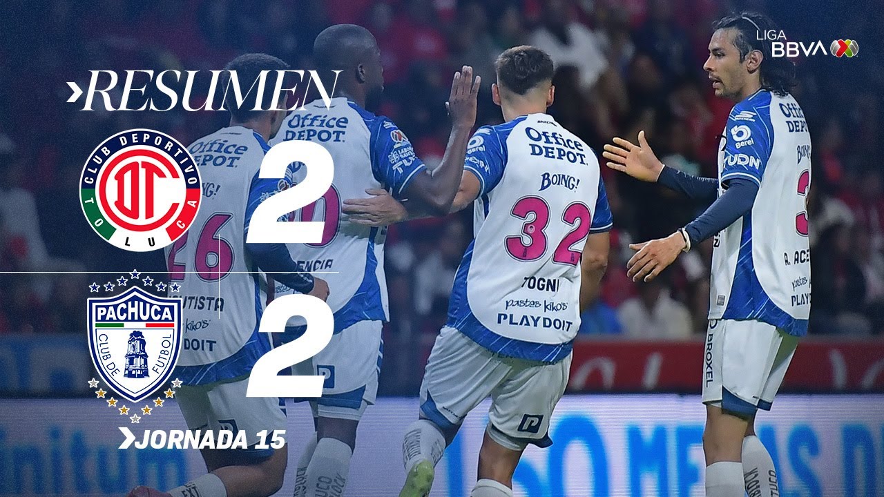Primera Division Liga MX Toluca 2-2 Pachuca Highlights,Hot Video - Goaloo