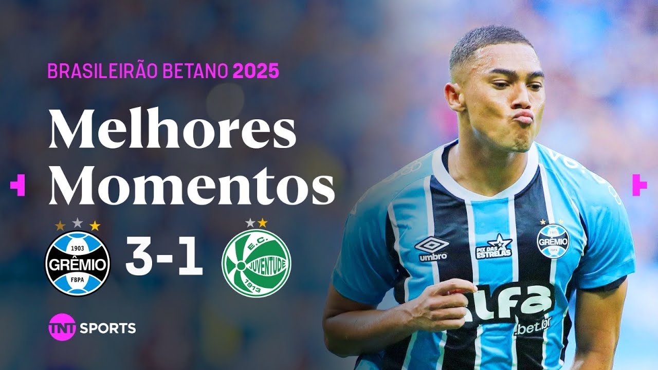 Brazil Serie A Gremio (RS) 3-1 Juventude Highlights,Hot Video - Goaloo