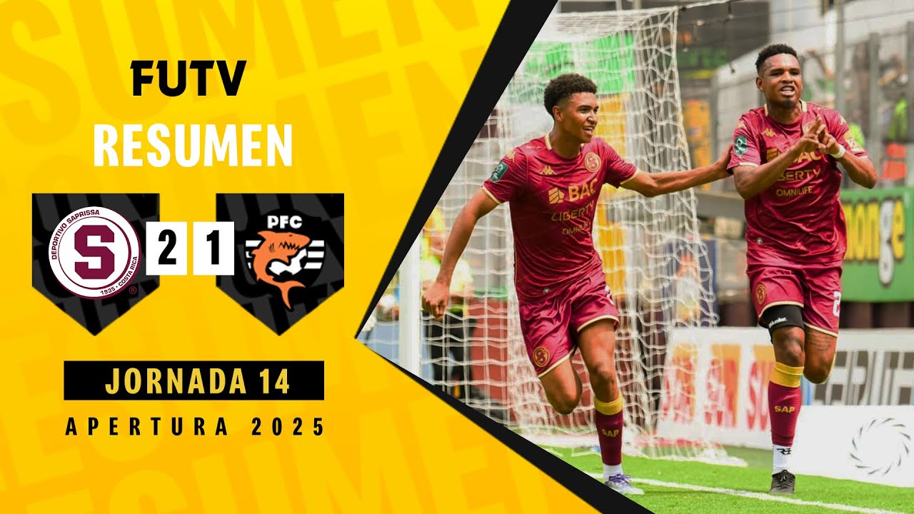 ไฮไลท์+คอสตาริกา พรีเมร่า ดิวิชั่น:เดปอร์ติโบ ซาปริสซ่า 2-1 Puntarenas丨คอสตาริกา พรีเมร่า ดิวิชั่น 2025-2026丨27-10-2025