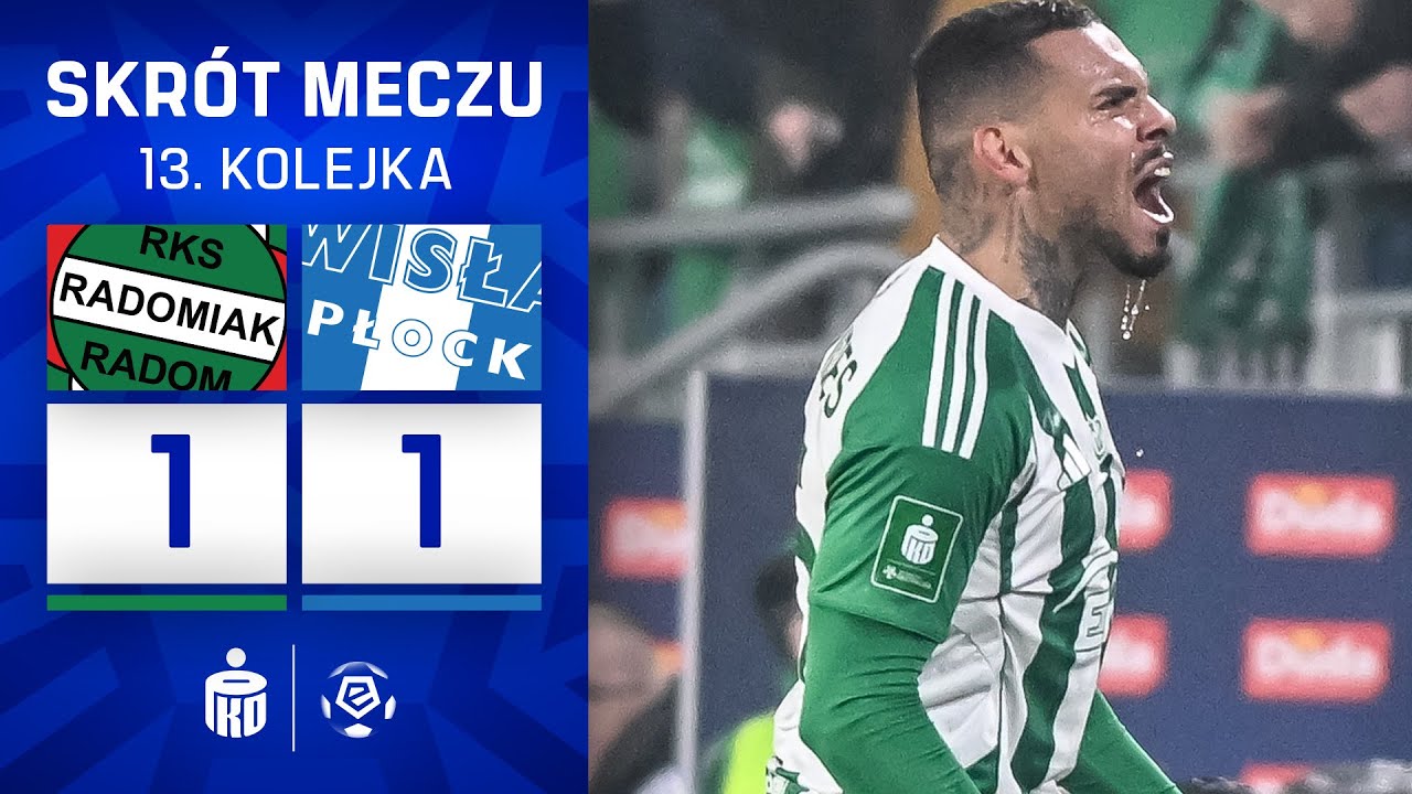 Poland Ekstraklasa Radomiak Radom 1-1 Wisla Plock Highlights,Hot Video - Goaloo