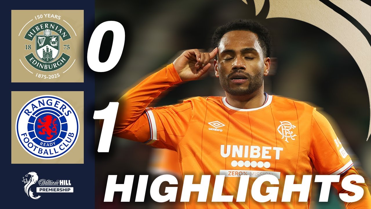 Highlights:Scottish Premier League Hibernian 0-1 Glasgow Rangers - Nowgoal
