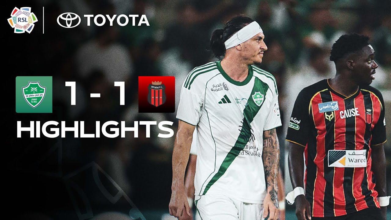 Saudi Professional League Al-Ahli SFC 1-1 Al-Riyadh Highlights,Hot Video - Goaloo