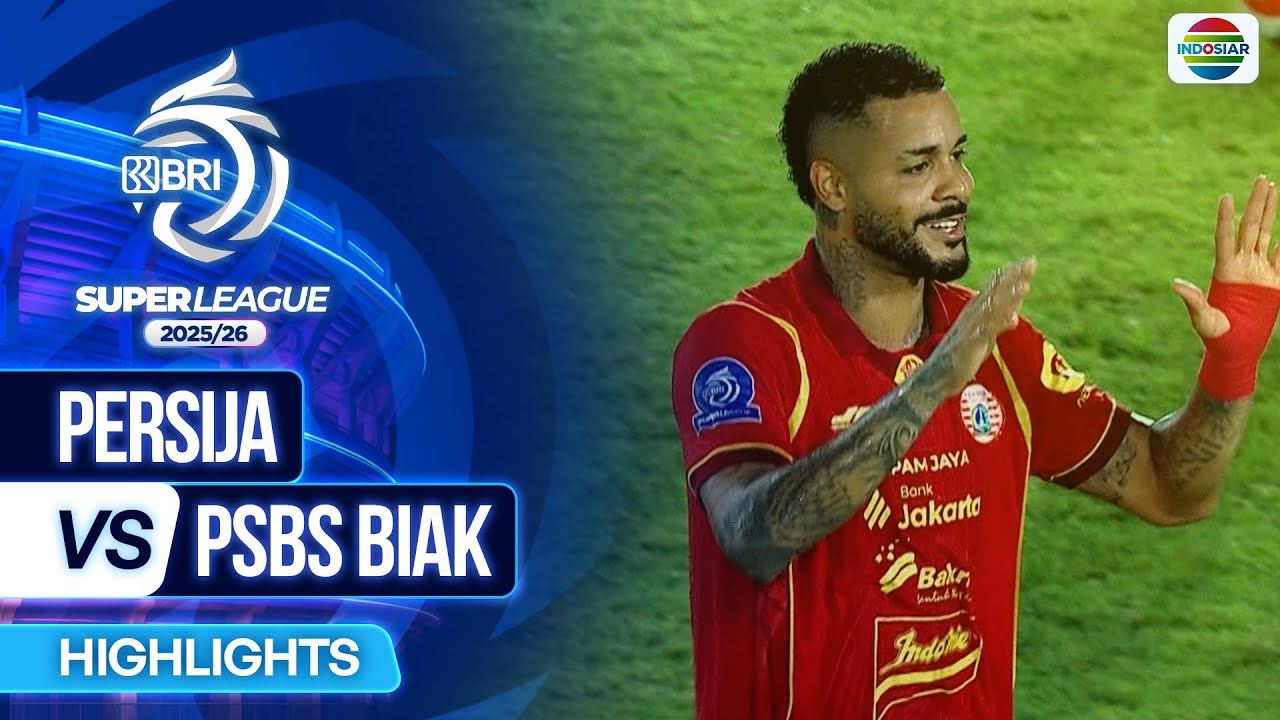 Indonesia Super League Persija Jakarta 3-1 PSBS Biak Highlights,Hot Video - Goaloo