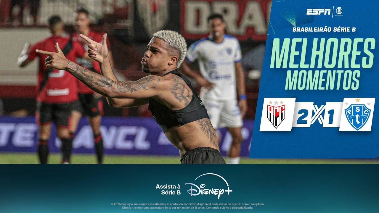 Brazil Serie B Atletico Clube Goianiense 2-1 SC Paysandu Para Highlights,Hot Video - Goaloo