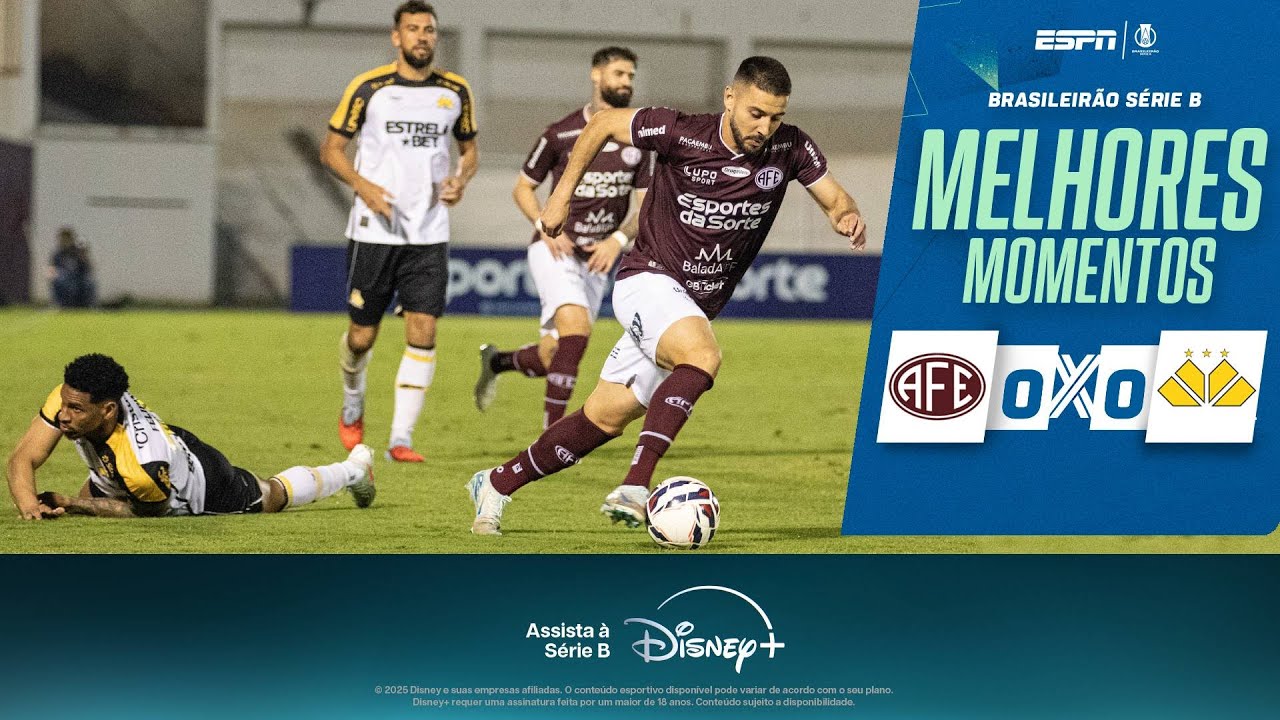 ไฮไลท์+คัมปิโอนาโต บราซิเลียโร ซีรีบี:เฟอร์โรเวียเรีย เอสพี 0-0 Criciuma丨คัมปิโอนาโต บราซิเลียโร ซีรีบี 2025丨01-11-2025