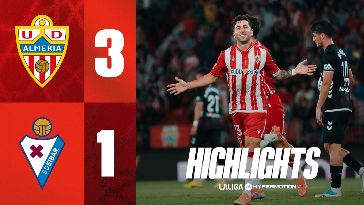 Spanish La Liga 2 Almeria 3-1 Eibar Highlights,Hot Video - Goaloo