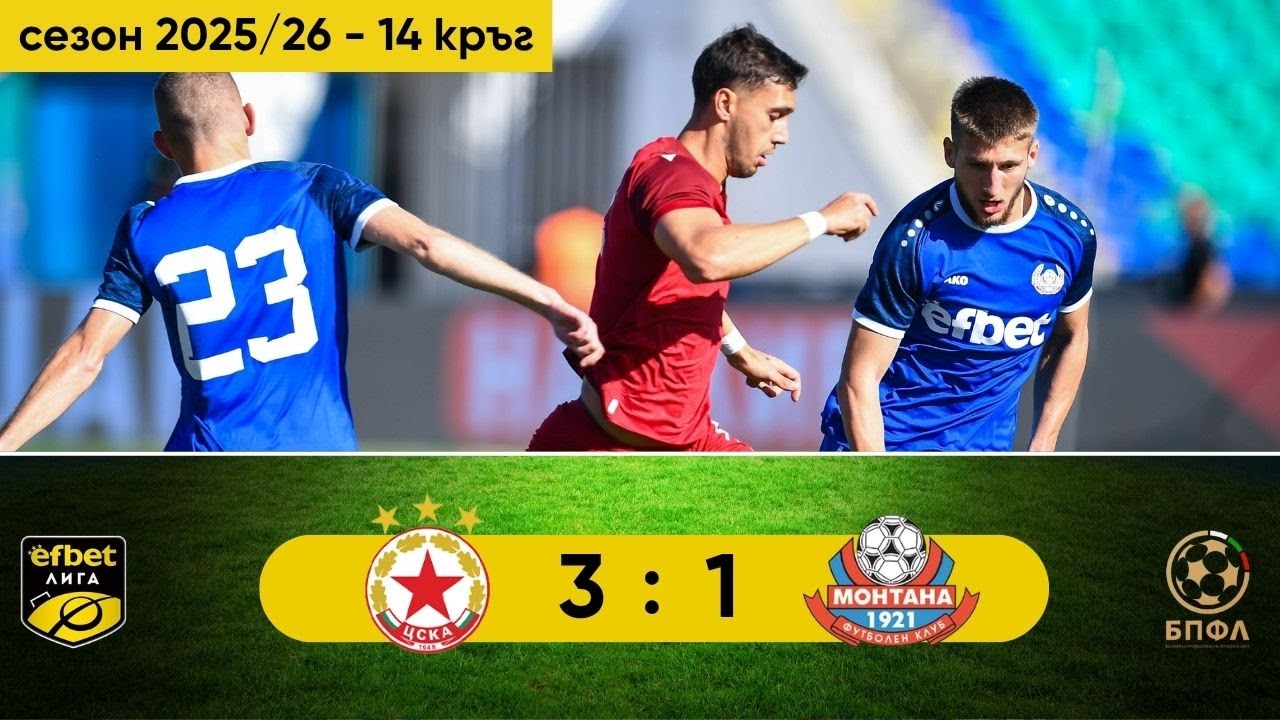 CSKA Sofia 3-1 Montana丨Melhores Momentos -Liga Parva
