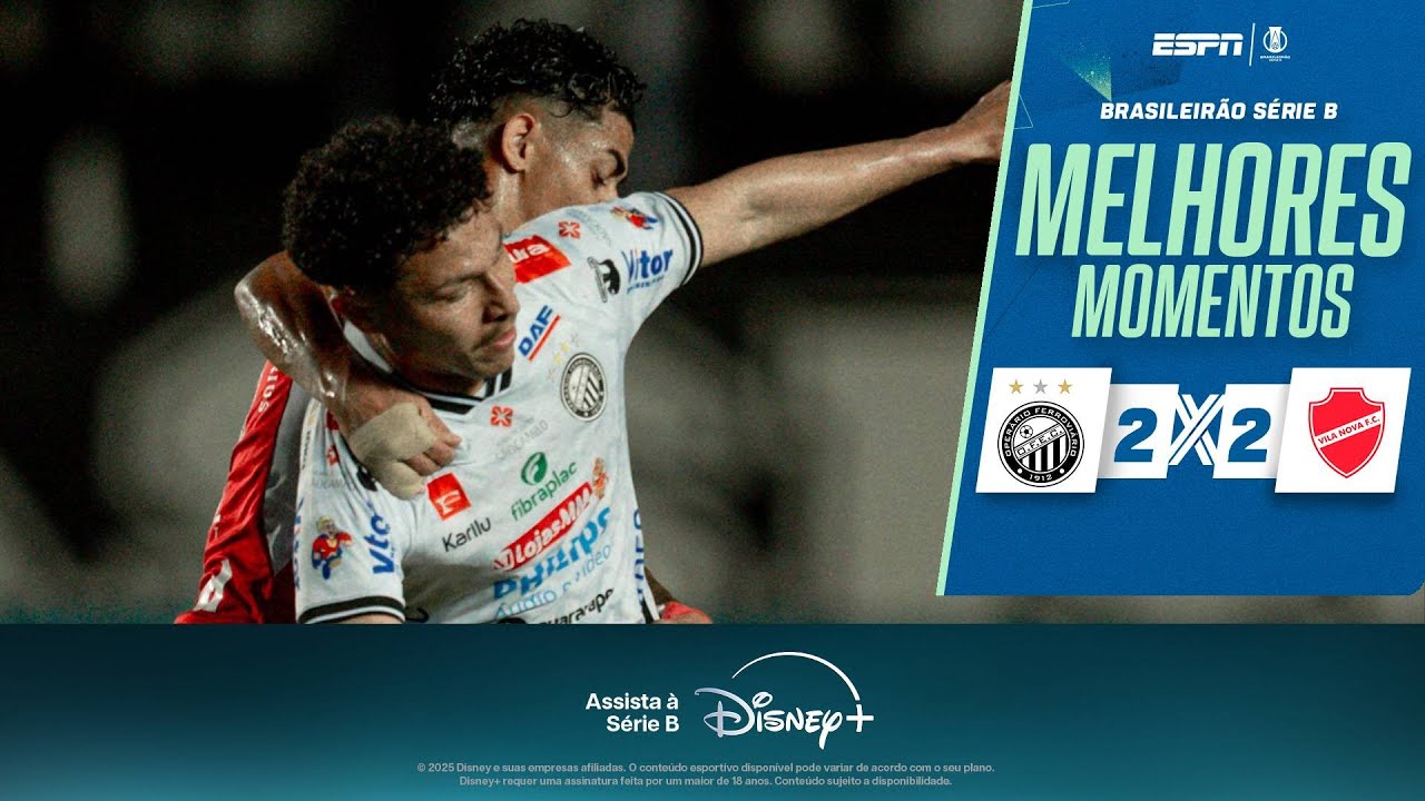 Brazil Serie B Operario Ferroviario PR 2-2 Vila Nova Highlights,Hot Video - Goaloo