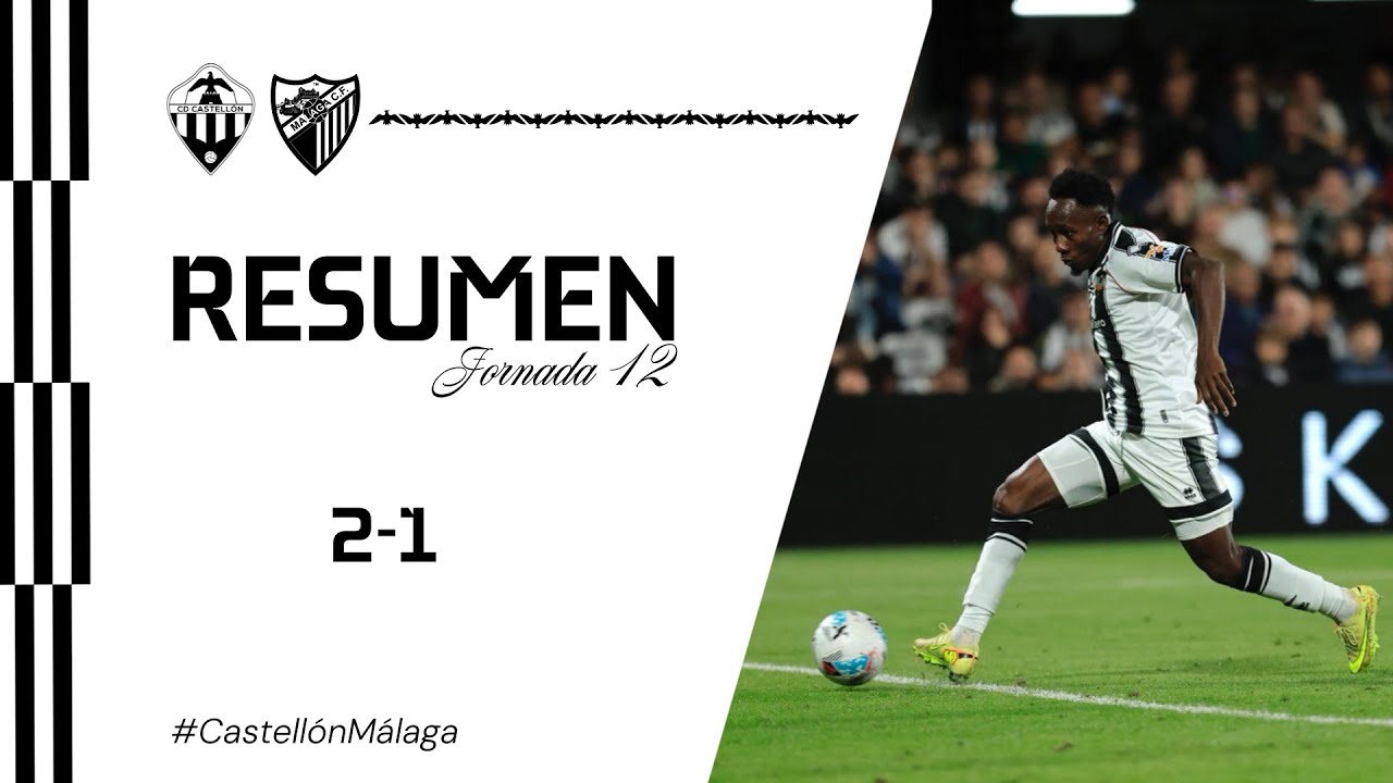 Spanish La Liga 2 Castellon 2-1 Malaga Highlights,Hot Video - Goaloo
