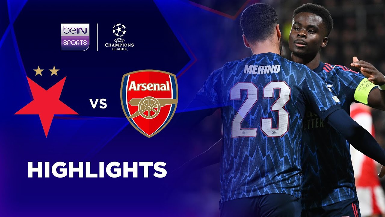 UEFA Champions League Slavia Praha 0-3 Arsenal Highlights,Hot Video - Goaloo