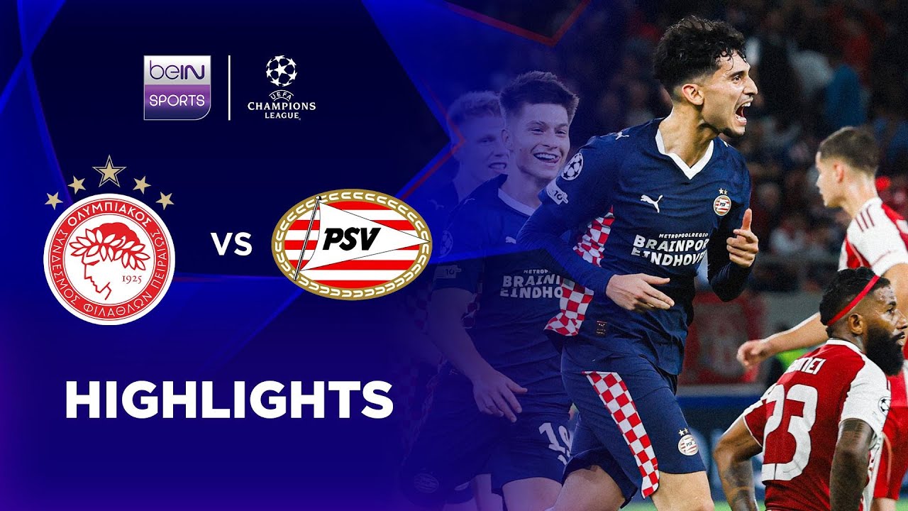 UEFA Champions League Olympiakos Piraeus 1-1 PSV Eindhoven Highlights,Hot Video - Goaloo