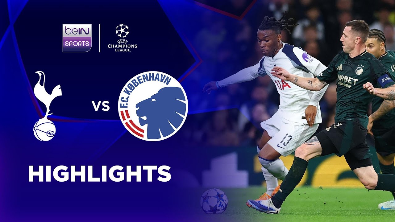 UEFA Champions League Tottenham Hotspur 4-0 FC Copenhagen Highlights,Hot Video - Goaloo