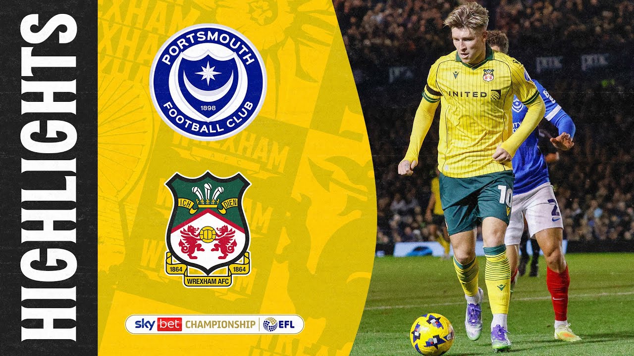 England Championship Portsmouth 0-0 Wrexham Highlights,Hot Video - Goaloo