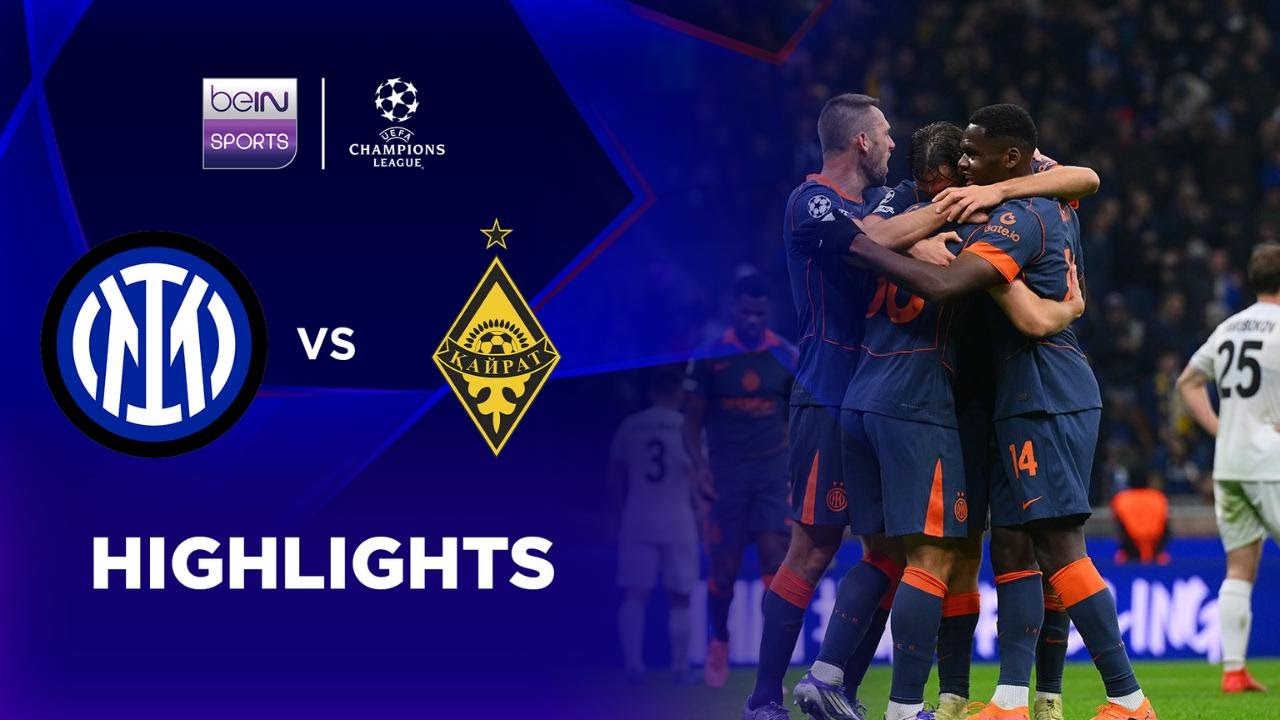 11.6-인터밀란 2-1 카이랏 알마티丨경기 하이라이트 -챔피언스리그
