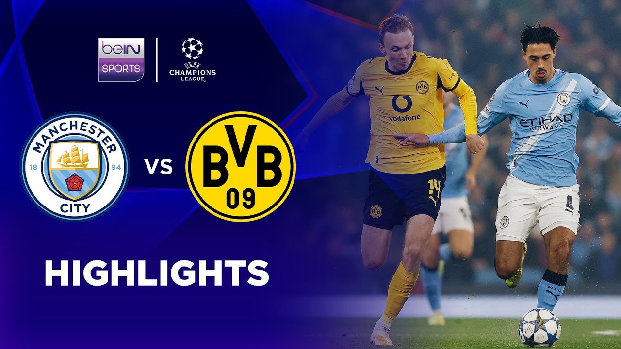 UEFA Champions League Manchester City 4-1 Borussia Dortmund Highlights,Hot Video - Goaloo