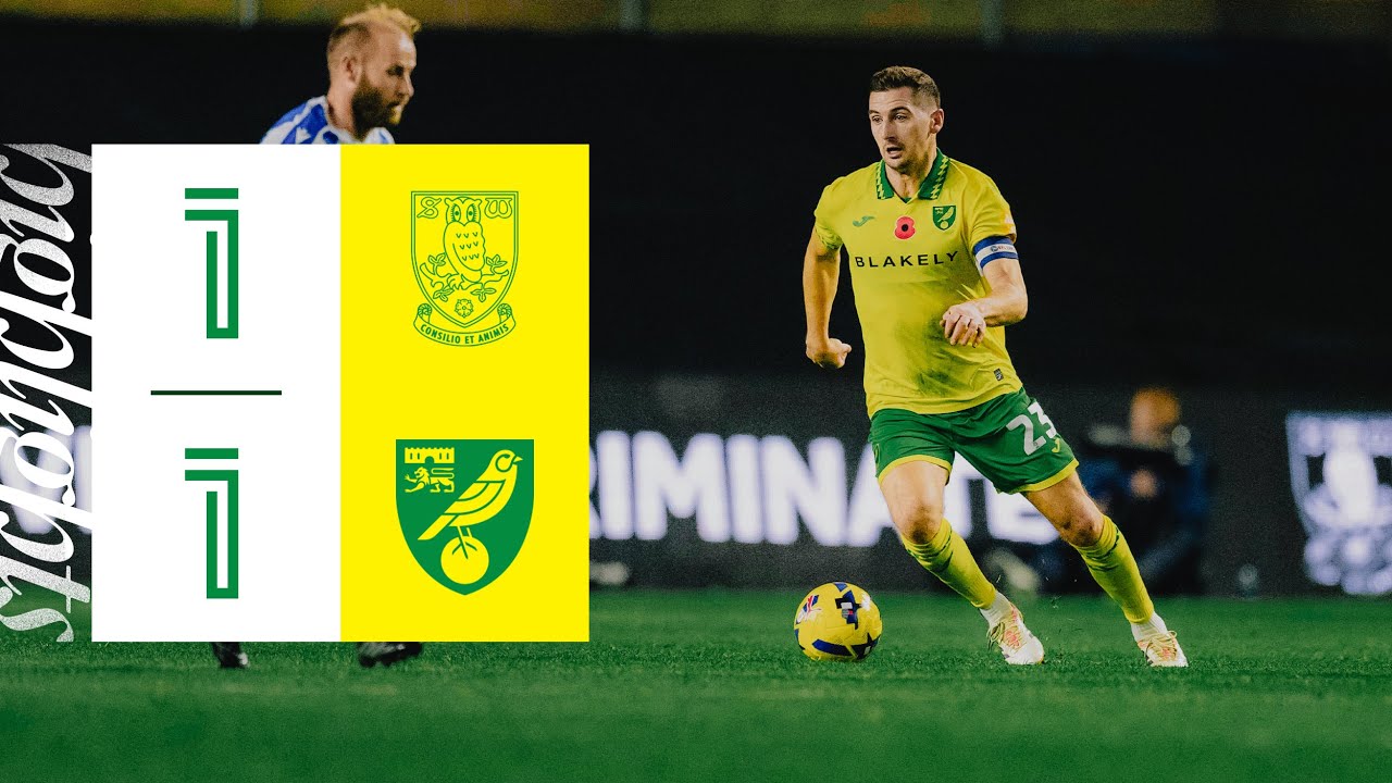 England Championship Sheffield Wednesday 1-1 Norwich City Highlights,Hot Video - Goaloo
