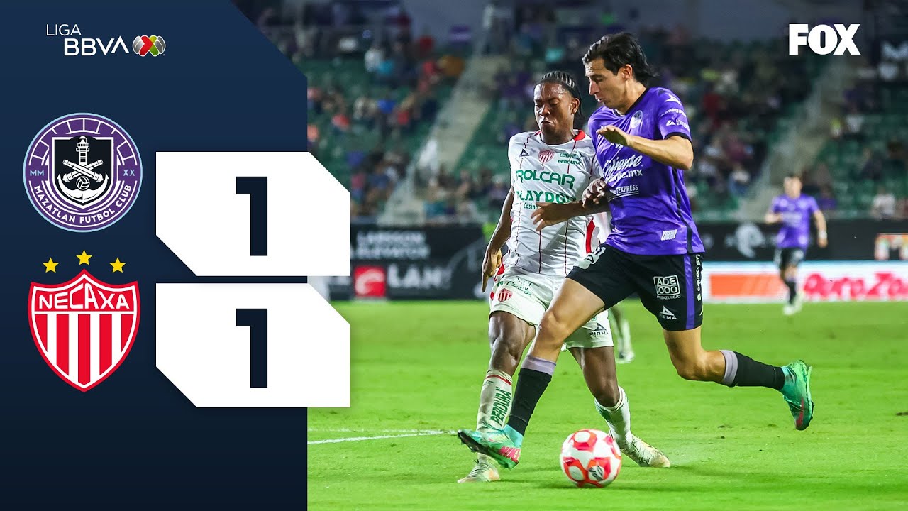 Primera Division Liga MX Mazatlan FC 1-1 Necaxa Highlights,Hot Video - Goaloo