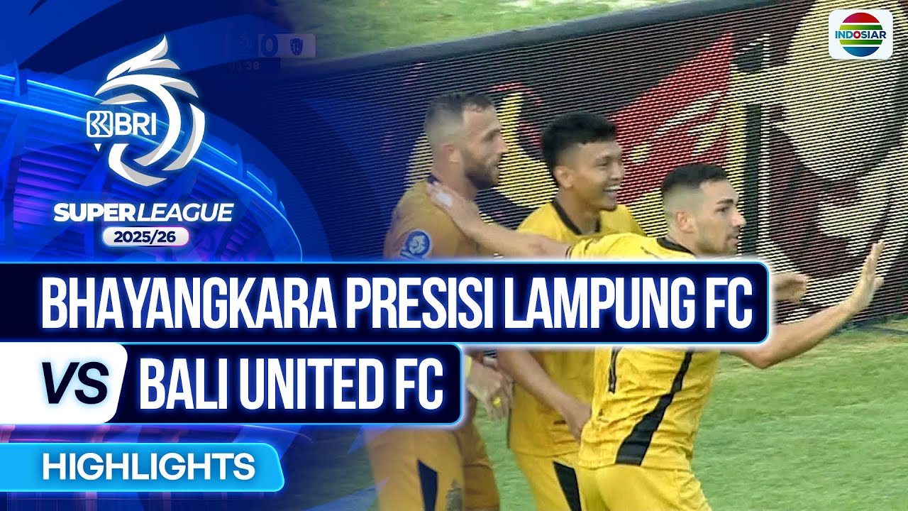 ไฮไลท์+อินโดนีเซีย ซุปเปอร์ ลีกา:บายังการา ซูราบายา ยูไนเต็ด 2-1 Bali United丨อินโดนีเซีย ซุปเปอร์ ลีกา 2025-2026丨07-11-2025