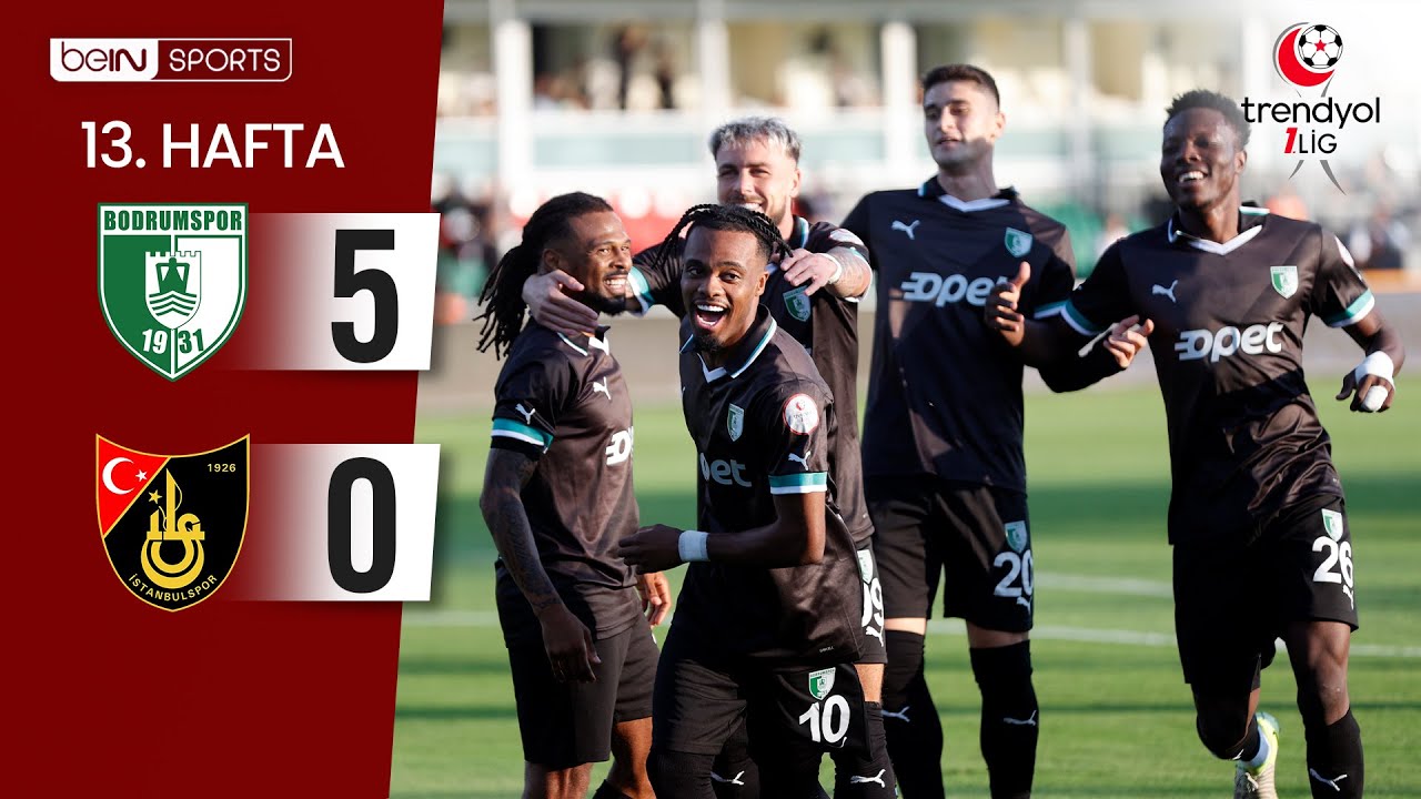 ไฮไลท์+ทีเอฟเอฟ เฟิร์ส ลีก ตุรกี:โบดรุมสปอร์ 5-0 Istanbulspor丨ทีเอฟเอฟ เฟิร์ส ลีก ตุรกี 2025-2026丨07-11-2025