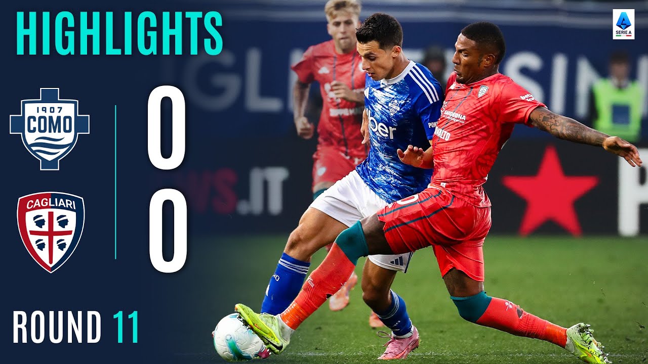 11.8-코모 0-0 칼리아리丨경기 하이라이트 -세리에 A