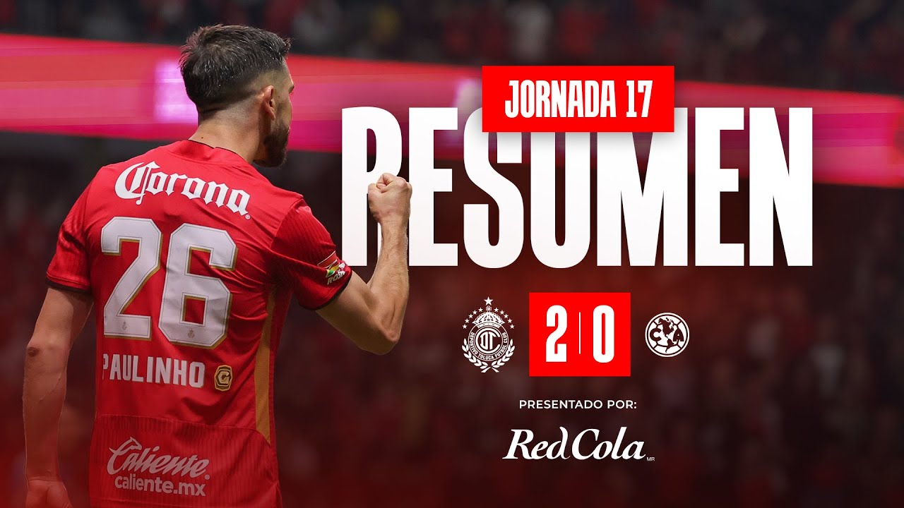Primera Division Liga MX Toluca 2-0 Club America Highlights,Hot Video - Goaloo
