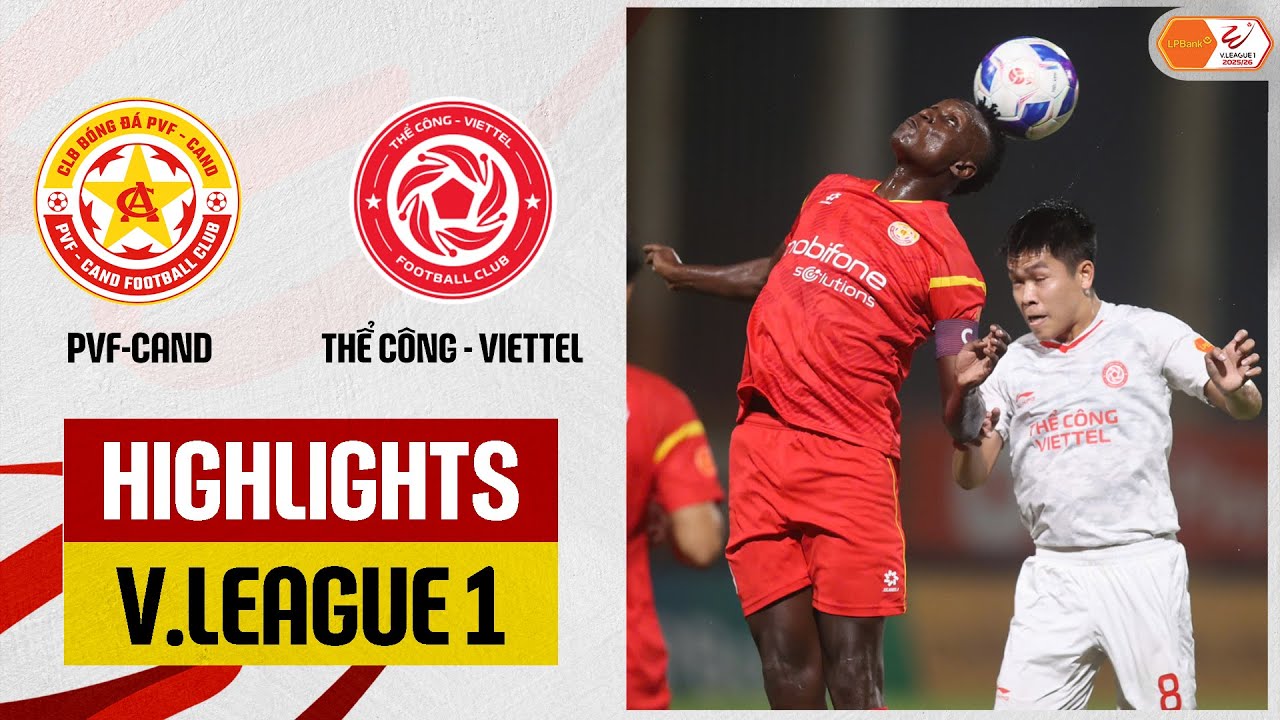 ไฮไลท์+เวียดนาม ดิวิชั่น 1:ฟ๋อเฮียนเอฟซี 2-2 Viettel FC丨เวียดนาม ดิวิชั่น 1 2025-2026丨08-11-2025