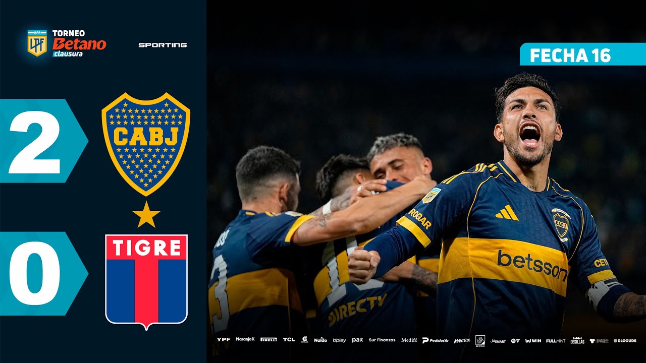 Boca Juniors 2-0 Tigre丨Melhores Momentos -Torneio Betano