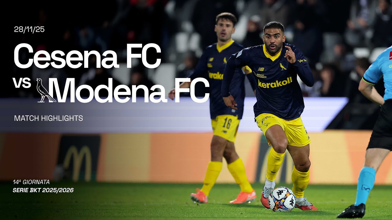 Cesena 1-0 Modena丨Melhores Momentos -Série B