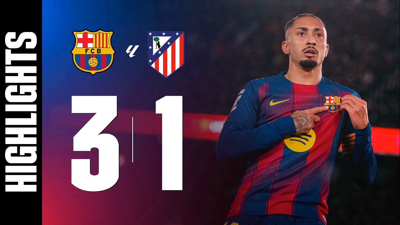 Barcelona 3-1 Atl. Madrid丨Melhores Momentos -LaLiga