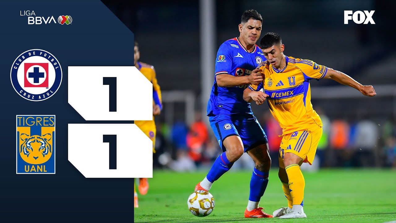 ไฮไลท์+เม็กซิโก พรีเมร่า ดิวิชั่น:ครูซ อาซูล 1-1 Tigres UANL丨เม็กซิโก พรีเมร่า ดิวิชั่น 2025-2026丨04-12-2025
