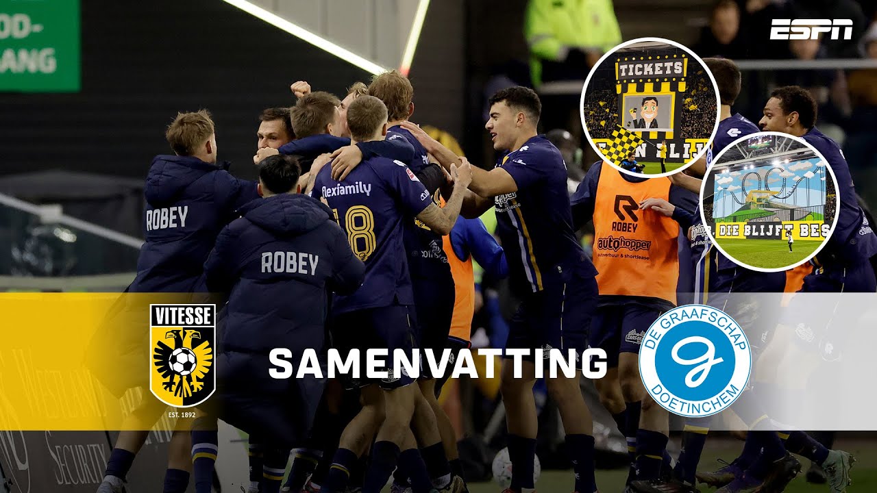 Vitesse 1-2 Graafschap丨Melhores Momentos -Primeira Divisão