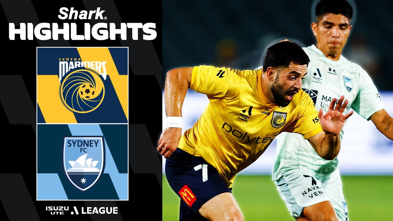 ไฮไลท์+เอ-ลีก:เซ็นทรัล โคสต์ มาริเนิร์ส 1-2 Sydney FC丨เอ-ลีก 2025-2026丨06-12-2025