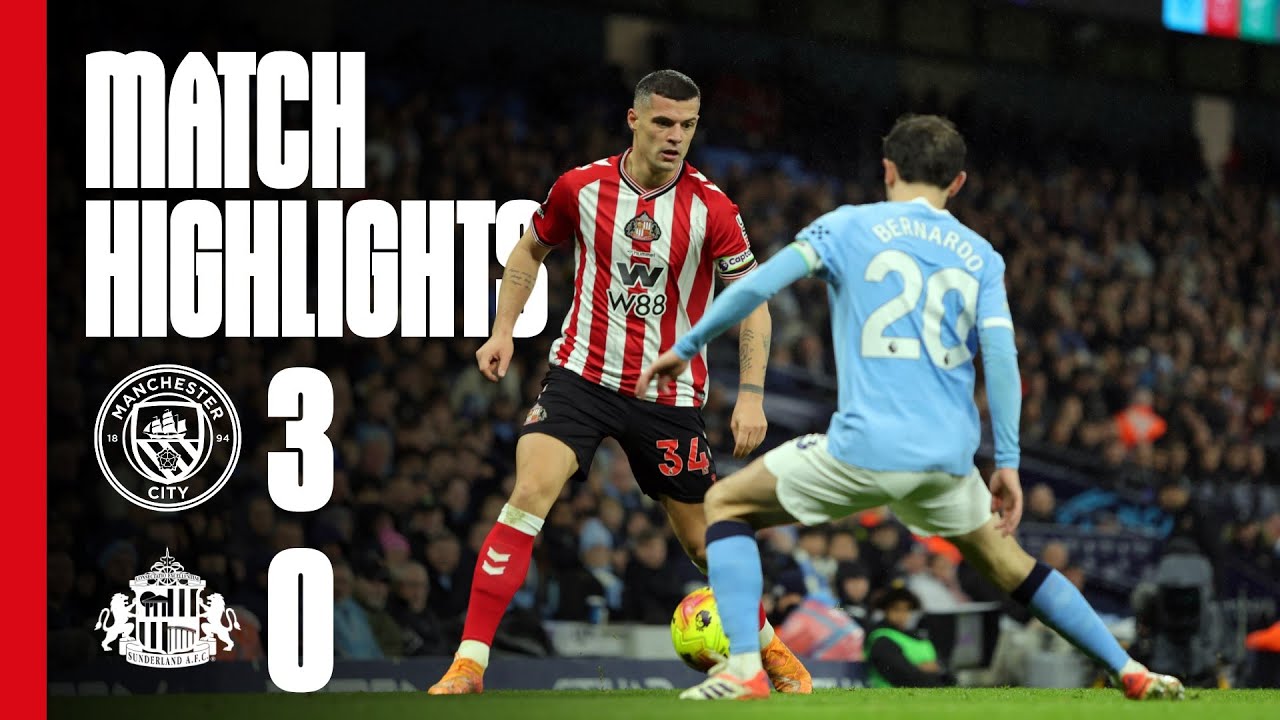Manchester City 3-0 Sunderland丨Melhores Momentos -English Premier League