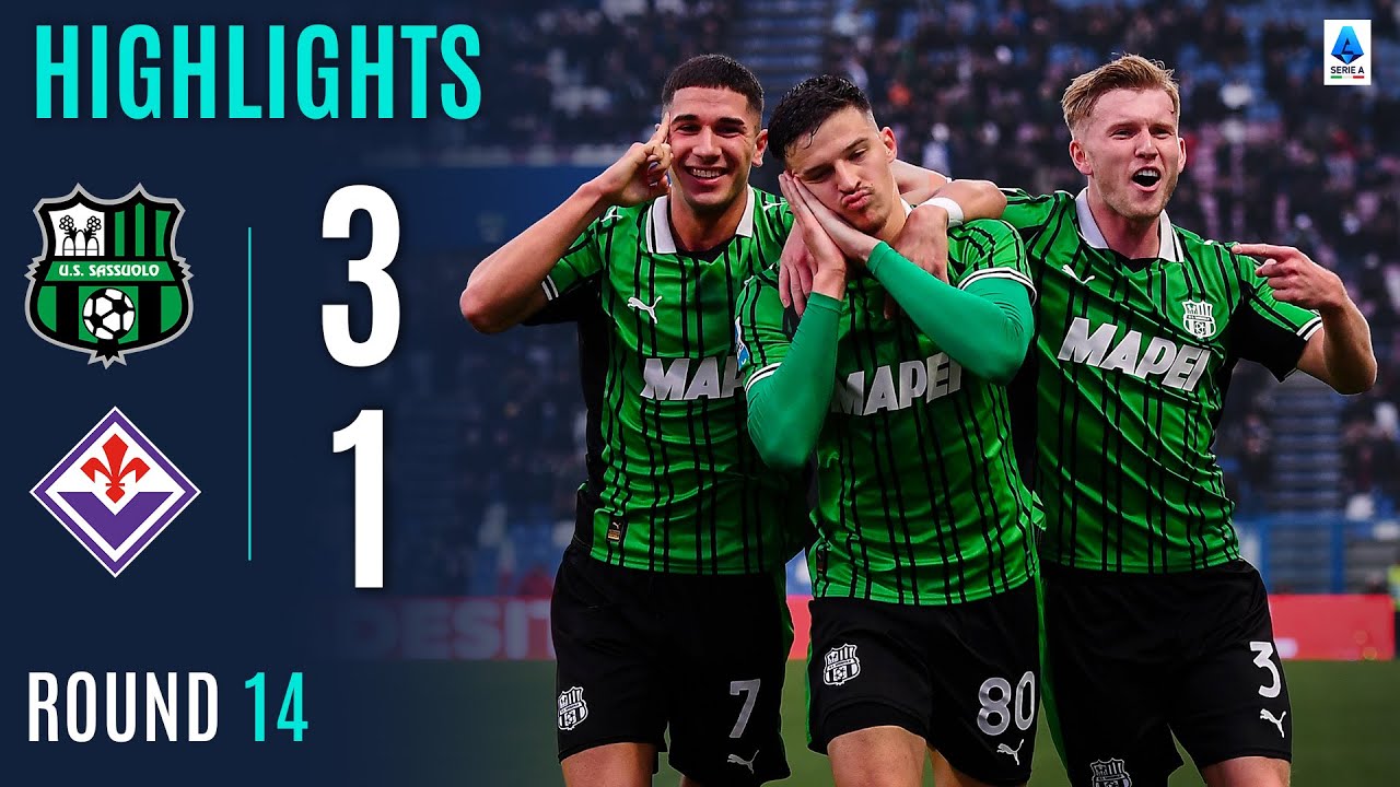 Sassuolo 3-1 Fiorentina丨Melhores Momentos -Série A