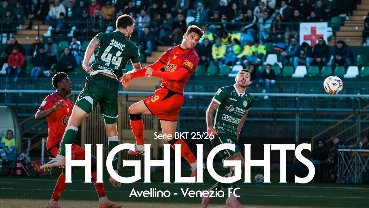 Italian Serie B Avellino 1-1 Venezia Highlights,Hot Video - Goaloo