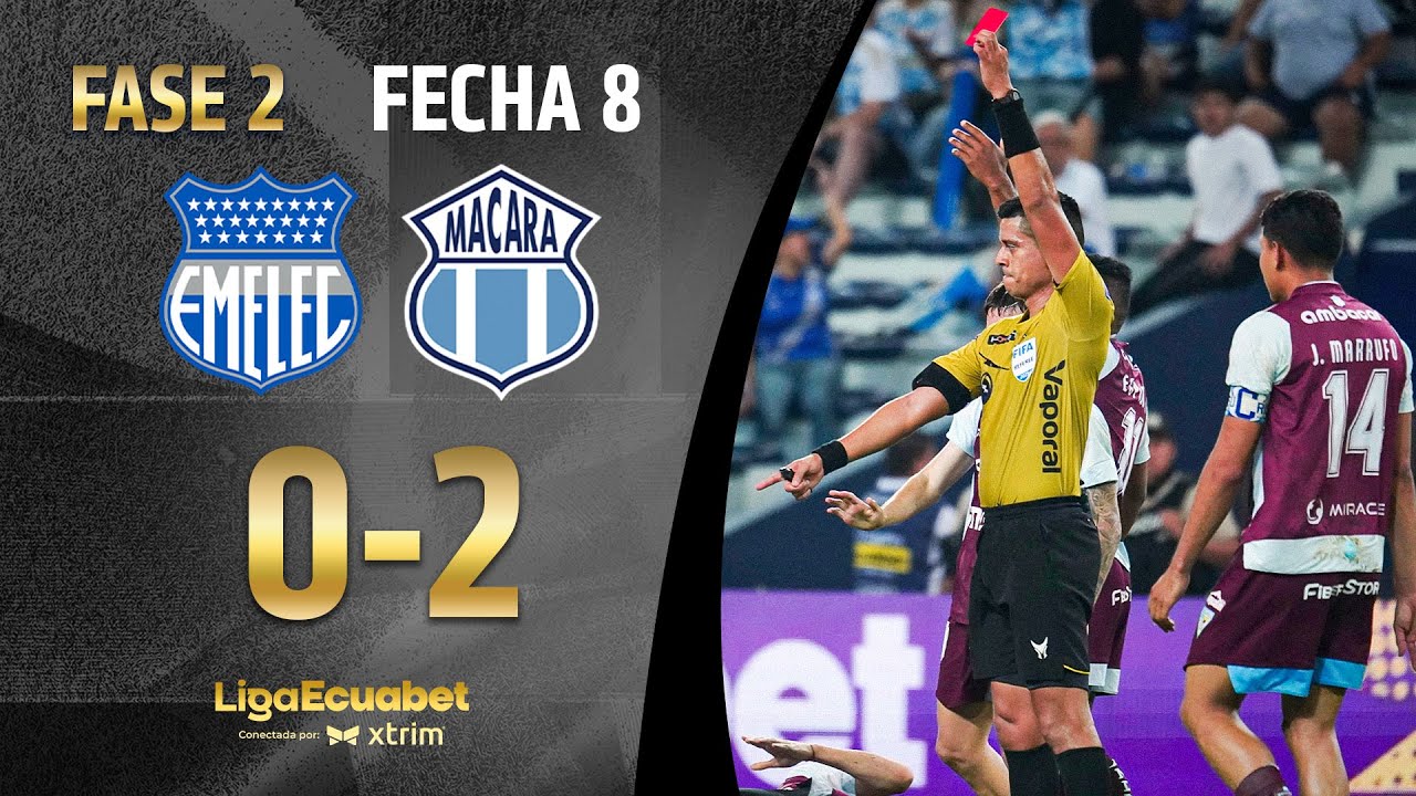 Liga Pro Ecuador Serie A Club Sport Emelec 0-2 Macara Highlights,Hot Video - Goaloo