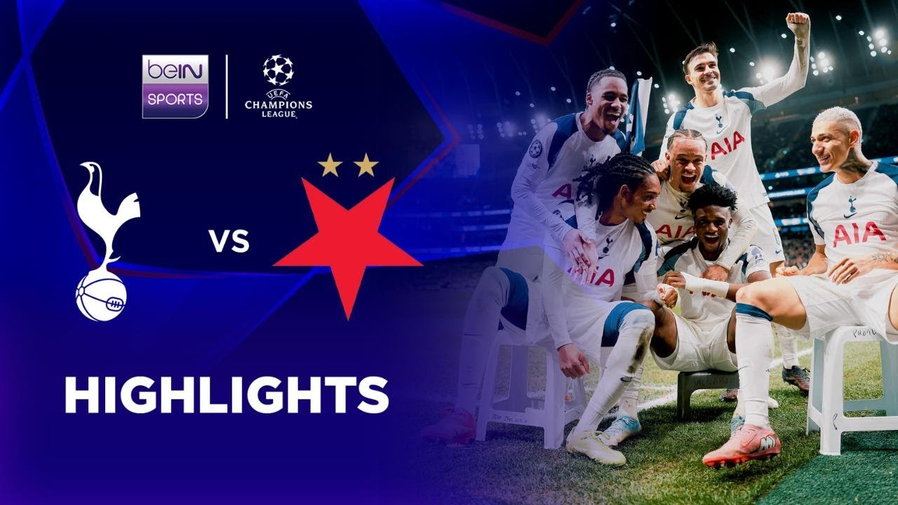 UEFA Champions League Tottenham Hotspur 3-0 Slavia Praha Highlights,Hot Video - Goaloo
