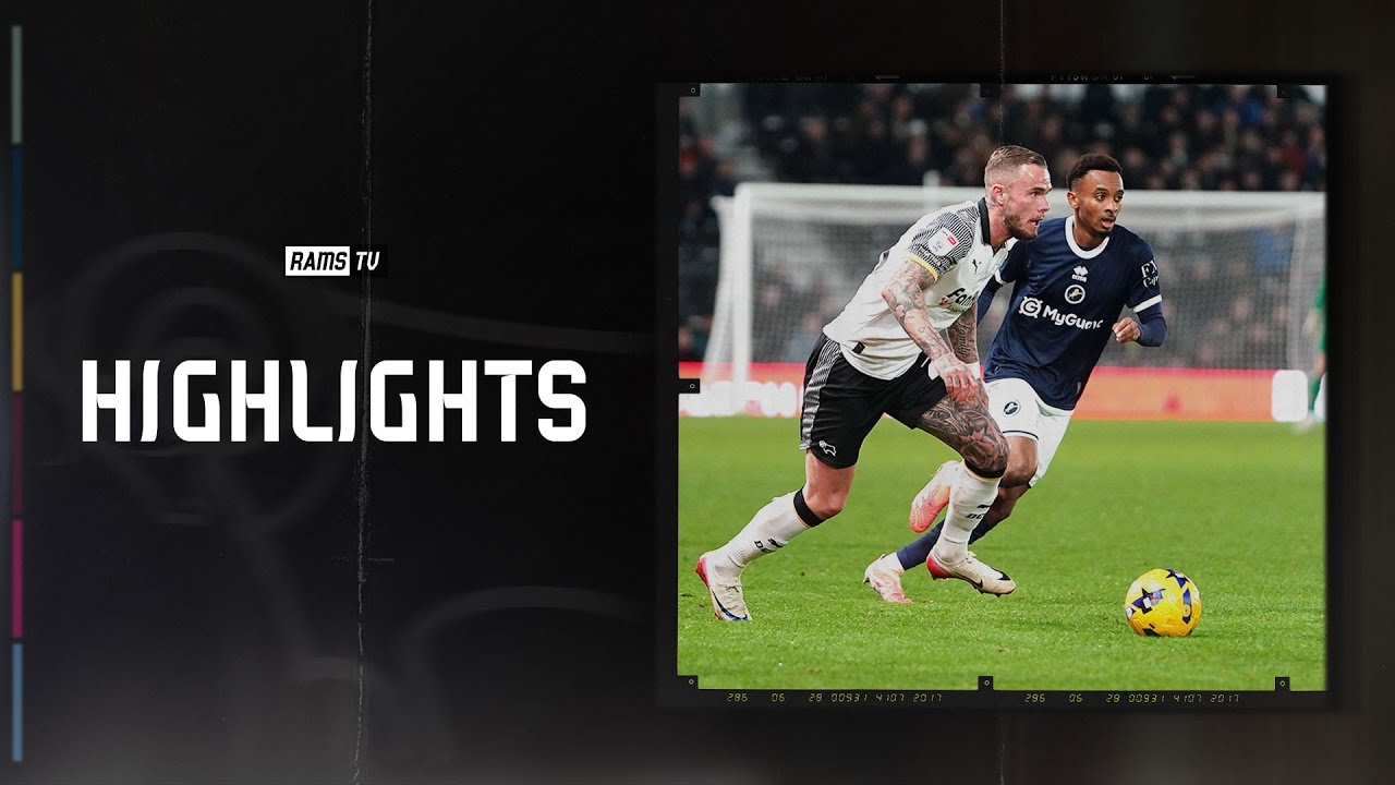 ไฮไลท์+อีเอฟแอลแชมเปียนชิป:ดาร์บี้ เค้าท์ตี้ 1-1 Millwall丨อีเอฟแอลแชมเปียนชิป 2025-2026丨11-12-2025