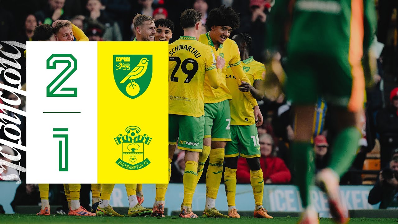 12.13-노르위치 2-1 사우샘프턴丨경기 하이라이트 -잉글랜드 챔피언쉽