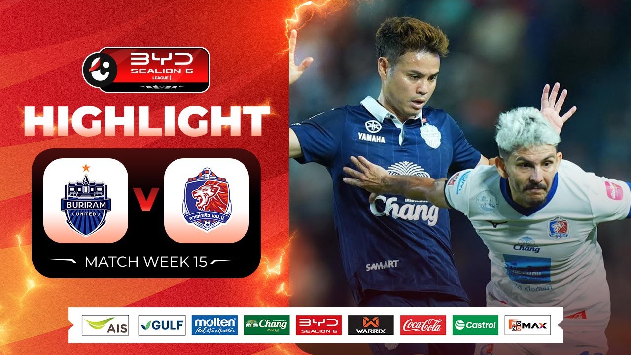 ไฮไลท์+ไทยลีก:บุรีรัมย์ ยูไนเต็ด 1-0 Port FC丨ไทยลีก 2025-2026丨14-12-2025