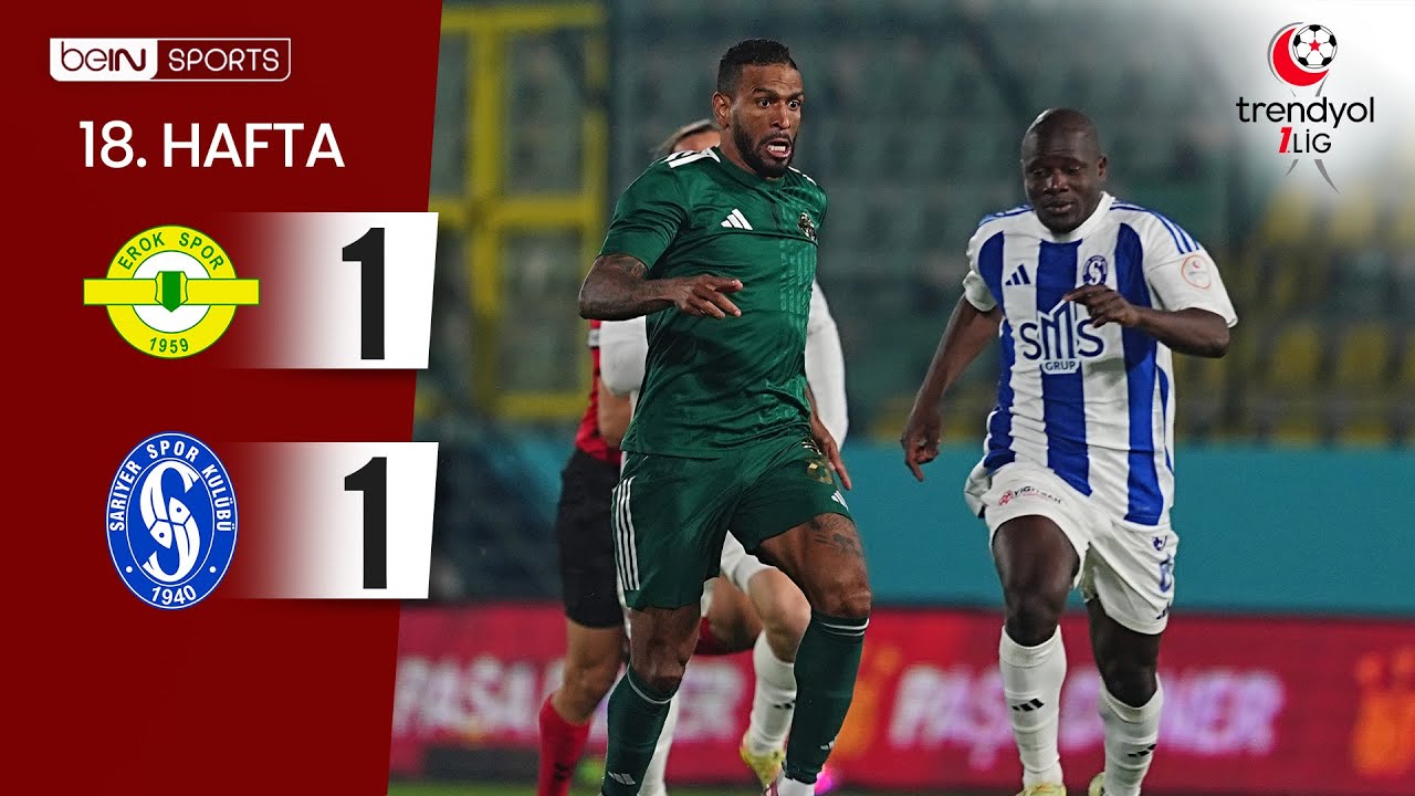 ไฮไลท์+ทีเอฟเอฟ เฟิร์ส ลีก ตุรกี:อีร็อกสปอร์ 1-1 Sariyer丨ทีเอฟเอฟ เฟิร์ส ลีก ตุรกี 2025-2026丨20-12-2025