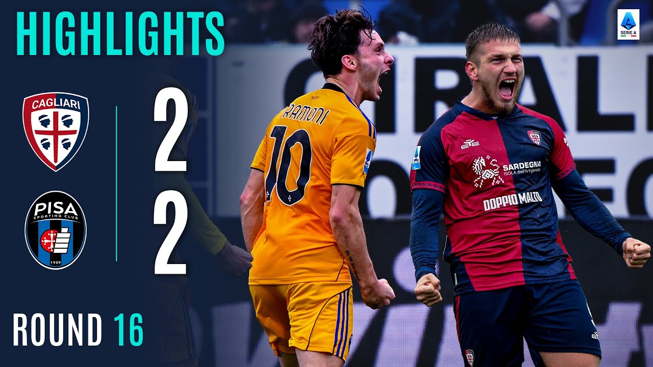 12.21-칼리아리 2-2 피사丨경기 하이라이트 -세리에 A