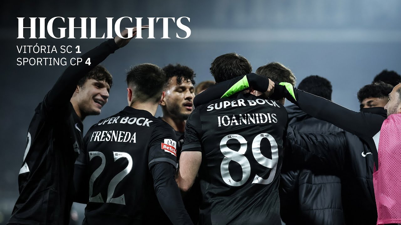 ไฮไลท์+ปรีไมราลีกา:วิตอเรีย กิมาไรส์ 1-4 Sporting CP丨ปรีไมราลีกา 2025-2026丨24-12-2025
